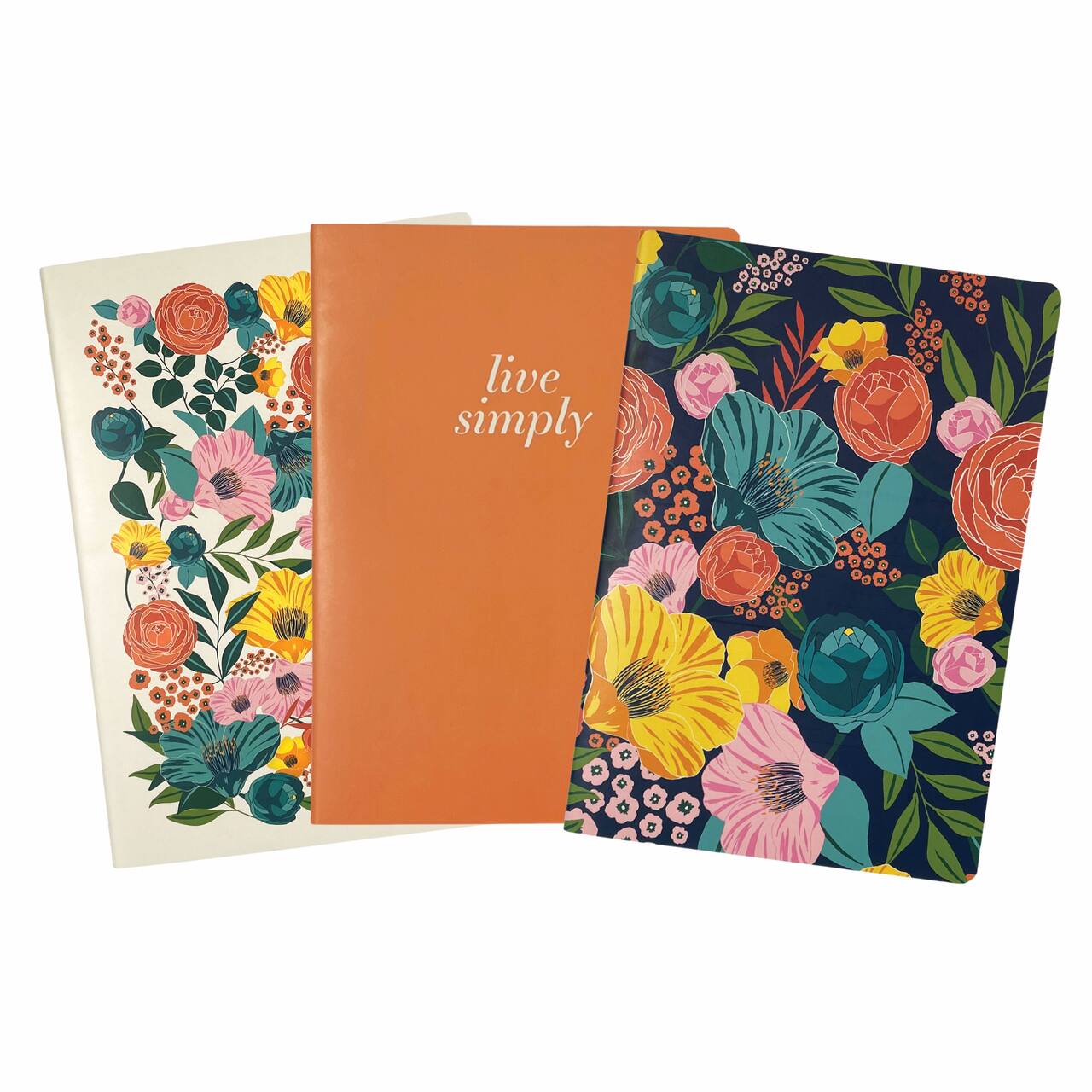 Steel Mill & Co.® Garden Blooms Mini Stitch Notebook Set